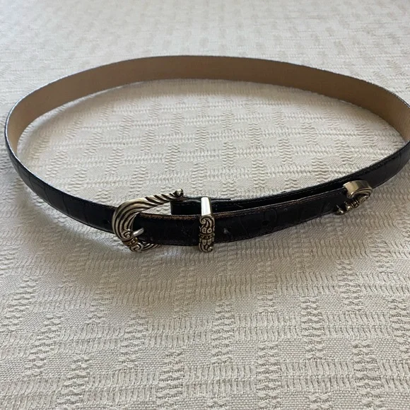 Brighton | Accessories | Brighton Vintage Brown Croc Belt  display picture 3